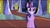 Size: 960x544 | Tagged: safe, imported from derpibooru, screencap, twilight sparkle, alicorn, changeling, pony, to where and back again, big smile, disguise, disguised changeling, fake twilight, female, hallway, mare, solo, twilight sparkle (alicorn)