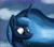 Size: 2268x1984 | Tagged: safe, artist:sterreko, imported from derpibooru, princess luna, pony, female, frown, night, night sky, solo