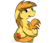 Size: 1280x1097 | Tagged: safe, artist:cloufy, imported from derpibooru, braeburn, cute, male, solo, worried