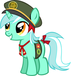 Size: 11127x11901 | Tagged: safe, artist:cyanlightning, imported from derpibooru, lyra heartstrings, .svg available, absurd resolution, cap, cute, cyan's filly guides, female, filly, filly guides, filly lyra, hat, lyrabetes, ribbon, simple background, smiling, solo, transparent background, vector, younger