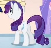 Size: 175x164 | Tagged: safe, imported from derpibooru, screencap, rarity, pony, unicorn, games ponies play, butt, cropped, female, mare, open mouth, picture for breezies, plot, solo
