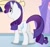 Size: 175x164 | Tagged: safe, imported from derpibooru, screencap, rarity, pony, unicorn, games ponies play, butt, cropped, female, mare, open mouth, picture for breezies, plot, solo