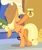 Size: 273x328 | Tagged: safe, imported from derpibooru, screencap, applejack, earth pony, pony, games ponies play, butt, cropped, female, freckles, mare, plot, solo