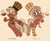 Size: 945x783 | Tagged: safe, artist:zelc-face, imported from derpibooru, oc, oc only, oc:cafe latte, oc:cafe mocha, beverage, butt, clothes, coffee, cup, cute, cutie mark, drink, hat, looking at you, plot, scarf, smiling, socks, striped socks, top hat, wink