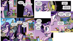 Size: 1920x1080 | Tagged: safe, artist:andypriceart, idw, imported from derpibooru, accord, discord, spike, starlight glimmer, twilight sparkle, alicorn, pony, chaos theory (arc), spoiler:comic, spoiler:comic48, accord (arc), kfc, part the first: from chaos comes order, twilight sparkle (alicorn)