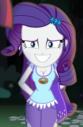 Size: 400x610 | Tagged: safe, edit, edited screencap, editor:ah96, imported from derpibooru, screencap, rarity, equestria girls, legend of everfree, breast edit, breasts, busty rarity, cleavage, cropped, female, solo