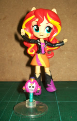 Size: 541x850 | Tagged: safe, imported from derpibooru, sunset shimmer, equestria girls, clothes, crossover, diamond is unbreakable, doll, equestria girls minis, eqventures of the minis, jojo's bizarre adventure, sheer heart attack, skirt, toy