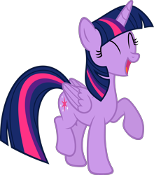 Size: 5278x6000 | Tagged: safe, artist:slb94, imported from derpibooru, twilight sparkle, alicorn, pony, rarity takes manehattan, ^^, absurd resolution, adorkable, cute, dork, excited, eyes closed, female, folded wings, mare, simple background, solo, transparent background, twilight sparkle (alicorn), vector