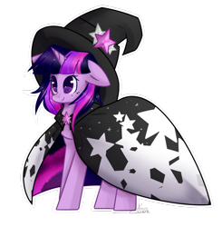 Size: 1024x1043 | Tagged: safe, artist:xxdarkmindxx, imported from derpibooru, twilight sparkle, alicorn, pony, clothes, costume, female, hat, simple background, solo, transparent background, twilight sparkle (alicorn), wizard hat