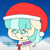 Size: 2000x2000 | Tagged: safe, artist:stargamer8, imported from derpibooru, coco pommel, pony, christmas, cocobetes, cute, female, hat, heart, heart eyes, necktie, pine tree, santa hat, snow, solo, tree, wingding eyes