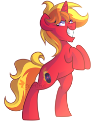 Size: 1258x1640 | Tagged: safe, artist:drawntildawn, imported from derpibooru, oc, oc only, oc:audio stutter, pony, unicorn, grin, simple background, smiling, solo, transparent background