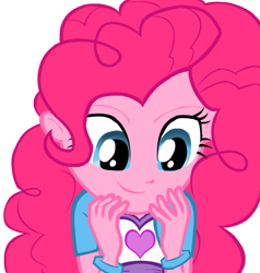 Size: 407x427 | Tagged: safe, artist:wcctnoam, edit, imported from derpibooru, pinkie pie, equestria girls, redraw, solo