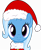 Size: 6979x8464 | Tagged: safe, artist:pink1ejack, imported from derpibooru, part of a set, trixie, pony, unicorn, absurd resolution, christmas, female, hat, holiday, looking at you, mare, santa hat, simple background, smiling, solo, transparent background, vector