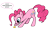 Size: 1404x824 | Tagged: safe, artist:pencils, imported from derpibooru, pinkie pie, pony, bits, cute, dialogue, diapinkes, eyes on the prize, female, looking at something, simple background, smiling, solo, transparent background