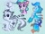 Size: 2048x1554 | Tagged: safe, artist:imalou, imported from derpibooru, oc, oc only, sea pony, sketch, sketch dump, smiling