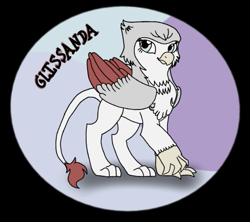 Size: 701x623 | Tagged: safe, artist:lightning-hunt, imported from derpibooru, oc, oc only, oc:glissanda, griffon, solo