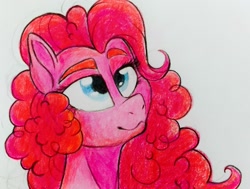 Size: 2530x1917 | Tagged: safe, artist:elskafox, imported from derpibooru, pinkie pie, female, solo, traditional art