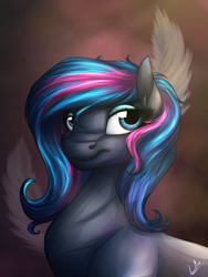 Size: 3000x4000 | Tagged: safe, artist:lupiarts, imported from derpibooru, oc, oc only, oc:scribbler, pony, bust, portrait, solo