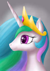 Size: 2893x4092 | Tagged: safe, artist:farglider, imported from derpibooru, princess celestia, pony, absurd resolution, bust, female, portrait, solo