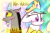 Size: 3000x2000 | Tagged: safe, artist:lynchristina, imported from derpibooru, discord, princess celestia, blushing, dislestia, floppy ears, heart eyes, male, shipping, straight, wingding eyes