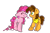 Size: 3000x2000 | Tagged: safe, artist:lynchristina, imported from derpibooru, cheese sandwich, pinkie pie, blushing, cheesepie, floppy ears, heart, love, male, shipping, straight