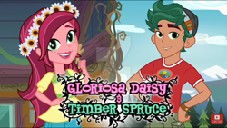 Size: 1024x577 | Tagged: safe, imported from derpibooru, screencap, gloriosa daisy, timber spruce, equestria girls, legend of everfree, watermark