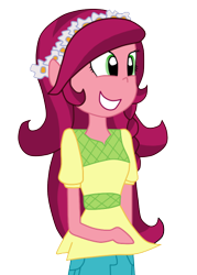 Size: 325x454 | Tagged: safe, artist:rozzertrask, imported from derpibooru, gloriosa daisy, equestria girls, female, simple background, solo, transparent background, vector