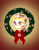 Size: 1280x1656 | Tagged: safe, artist:flutterluv, imported from derpibooru, saffron masala, pony, christmas, christmas wreath, female, solo