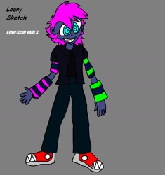 Size: 968x1028 | Tagged: safe, artist:brony96, imported from derpibooru, oc, oc only, oc:loony sketch, equestria girls, equestria girls-ified, solo
