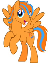 Size: 2400x3000 | Tagged: safe, artist:cheezedoodle96, derpibooru exclusive, imported from derpibooru, oc, oc only, oc:cold front, pegasus, pony, 2017 community collab, derpibooru community collaboration, .svg available, looking at you, male, open mouth, rearing, simple background, smiling, solo, spread wings, stallion, svg, transparent background, vector