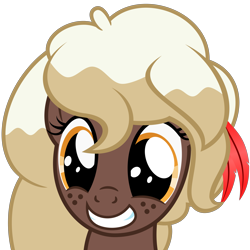 Size: 6667x6667 | Tagged: safe, artist:besttubahorse, imported from derpibooru, oc, oc only, oc:sweet mocha, pony, absurd resolution, bust, cute, freckles, simple background, solo, squee, transparent background, vector