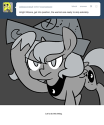 Size: 666x800 | Tagged: safe, artist:egophiliac, imported from derpibooru, princess luna, pony, moonstuck, cartographer's cap, female, filly, grayscale, hat, monochrome, solo, woona, younger