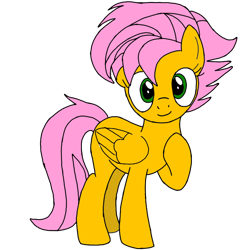 Size: 800x800 | Tagged: safe, artist:toyminator900, artist:vector-brony, imported from derpibooru, oc, oc only, oc:beauty cheat, pegasus, pony, female, looking at you, mare, raised hoof, simple background, smiling, solo, trace, transparent background