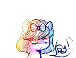 Size: 1300x1000 | Tagged: artist needed, safe, imported from derpibooru, oc, oc only, pony, bust, female, glowing eyes, mare, russian, simple background, solo, speech bubble, translated in the comments, white background