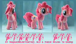 Size: 3148x1828 | Tagged: safe, artist:baraka1980, imported from derpibooru, pinkie pie, pony, irl, photo, plushie, solo