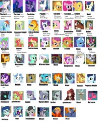 Size: 1312x1576 | Tagged: safe, edit, edited screencap, imported from derpibooru, screencap, apple bloom, applejack, babs seed, big macintosh, bon bon, braeburn, bulk biceps, caramel, cheerilee, cheese sandwich, curly winds, derpy hooves, discord, dj pon-3, doctor whooves, fancypants, firefly, flash sentry, fluttershy, gilda, iron will, limestone pie, lyra heartstrings, marble pie, maud pie, megan williams, moondancer, neon lights, octavia melody, pinkie pie, princess cadance, princess celestia, princess ember, princess luna, rainbow dash, rarity, rising star, scootaloo, soarin', some blue guy, spike, spitfire, star swirl the bearded, starlight glimmer, sunburst, sunset shimmer, sweetie belle, sweetie drops, thorax, thunderlane, time turner, tree hugger, trixie, trouble shoes, twilight sparkle, vinyl scratch, zecora, alicorn, changeling, dragon, griffon, pony, zebra, anna (fire emblem), crossover, fire emblem, male, mane seven, mane six, twilight sparkle (alicorn), wall of tags
