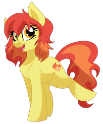 Size: 1500x1800 | Tagged: safe, artist:itstaylor-made, imported from derpibooru, oc, oc only, oc:flamespitter, earth pony, pony, cute, eyelashes, female, mare, simple background, solo, transparent background