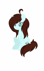 Size: 800x1280 | Tagged: safe, artist:cute_pinkie7, imported from derpibooru, oc, oc only, oc:sapphire ink, earth pony, pony, simple background, solo, white background