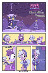 Size: 3500x5333 | Tagged: safe, artist:dilarus, artist:greyscaleart, deleted from derpibooru, imported from derpibooru, apple bloom, applejack, big macintosh, granny smith, earth pony, pony, comic:hearth's warming eve, meet-the-pones, absurd resolution, comic, male, stallion