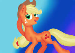 Size: 3504x2480 | Tagged: safe, artist:jbond, imported from derpibooru, applejack, earth pony, pony, female, mare, simple background, solo