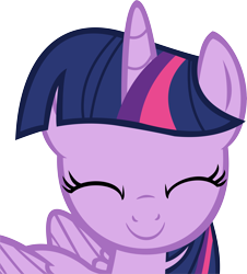 Size: 10605x11710 | Tagged: safe, artist:cyanlightning, imported from derpibooru, twilight sparkle, alicorn, pony, every little thing she does, .svg available, absurd resolution, cute, eyes closed, female, folded wings, mare, simple background, smiling, solo, transparent background, twiabetes, twilight sparkle (alicorn), vector