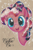 Size: 1024x1551 | Tagged: safe, artist:1049286, imported from derpibooru, pinkie pie, pony, bust, female, galaxy mane, portrait, solo, watermark