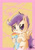 Size: 1024x1448 | Tagged: dead source, safe, artist:killerfishy, imported from derpibooru, rainbow dash, scootaloo, pegasus, pony, abstract background, bipedal, blushing, cute, cutealoo, female, filly, foal, holding, hoof hold, plushie, rainbow dash plushie, signature, solo, spread wings, standing, watermark, wings
