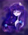 Size: 2109x2665 | Tagged: safe, artist:dreamydoll96, imported from derpibooru, oc, oc only, pony, bust, eyes closed, portrait, shooting star, solo