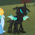 Size: 268x268 | Tagged: safe, imported from derpibooru, screencap, thorax, trixie, changeling, pony, unicorn, to where and back again, cropped, faic, female, gif, mare, non-animated gif, solo focus
