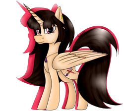 Size: 5385x4818 | Tagged: safe, artist:moonlight0shadow0, imported from derpibooru, oc, oc only, oc:spring beauty, alicorn, pony, absurd resolution, alicorn oc, simple background, solo, transparent background