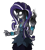 Size: 801x899 | Tagged: safe, artist:pedantczepialski, idw, imported from derpibooru, nightmare rarity, equestria girls, alternate universe, clothes, equestria girls-ified, equestria girls: the parody series, female, solo