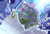 Size: 3500x2408 | Tagged: safe, artist:kaikoinu, imported from derpibooru, limestone pie, earth pony, pony, unicorn, clothes, hat, present, santa hat, scarf, snow, snowboard, snowboarding, socks, striped socks