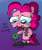 Size: 1545x1821 | Tagged: safe, artist:andreu-t, imported from derpibooru, pinkie pie, pony, cupcake, female, food, gir, invader zim, parody, solo