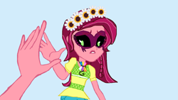 Size: 1191x670 | Tagged: safe, artist:gouhlsrule, artist:shafty817, imported from derpibooru, gloriosa daisy, equestria girls, legend of everfree, magical geodes